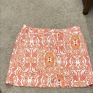 Adidas Orange, Red and White Patterned Mini Skirt Taking Offers..like NEW!